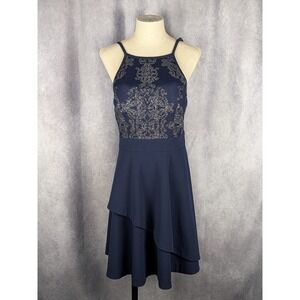 speechless sleeveless embellished party dress juniors Speechless NWT Blush Party Sequined Mini Dress Size 5